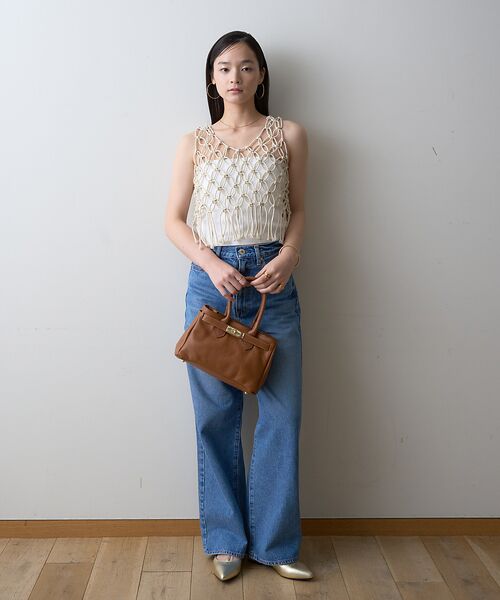 Rouge vif la cle / ルージュ・ヴィフ ラクレ ベスト | 【一部店舗限定】マクラメニットベスト | 詳細14