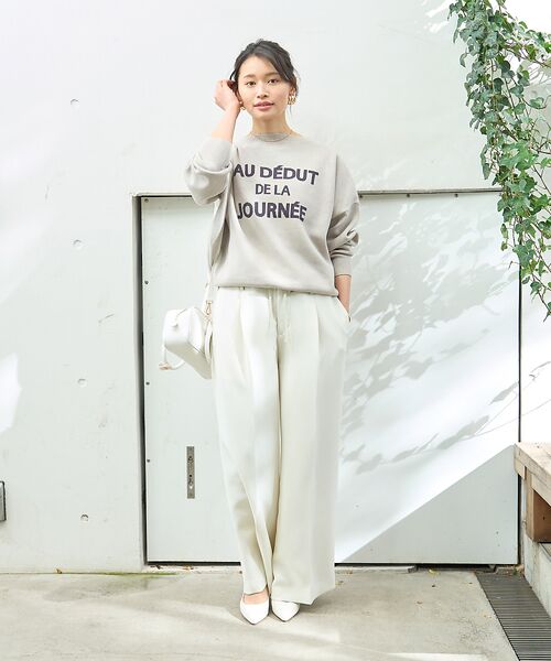 Rouge vif la cle / ルージュ・ヴィフ ラクレ ニット・セーター | 【一部店舗限定】【追加4】ジャガードロゴニット | 詳細3