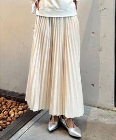 Rouge vif la cle / ルージュ・ヴィフ ラクレ ロング・マキシ丈スカート | 【一部店舗限定】ビジュープリーツギャザースカート