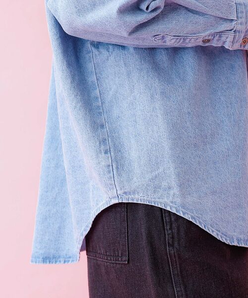 Rouge vif la cle / ルージュ・ヴィフ ラクレ シャツ・ブラウス | 【MICA&DEAL /マイカアンドディール】ライトオンスデニムシャツ【WEB限 | 詳細11