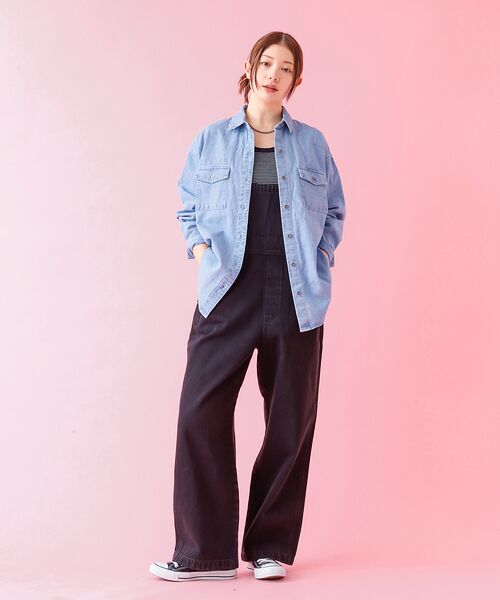 Rouge vif la cle / ルージュ・ヴィフ ラクレ シャツ・ブラウス | 【MICA&DEAL /マイカアンドディール】ライトオンスデニムシャツ【WEB限 | 詳細15