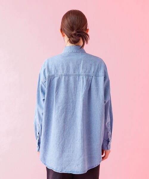 Rouge vif la cle / ルージュ・ヴィフ ラクレ シャツ・ブラウス | 【MICA&DEAL /マイカアンドディール】ライトオンスデニムシャツ【WEB限 | 詳細6