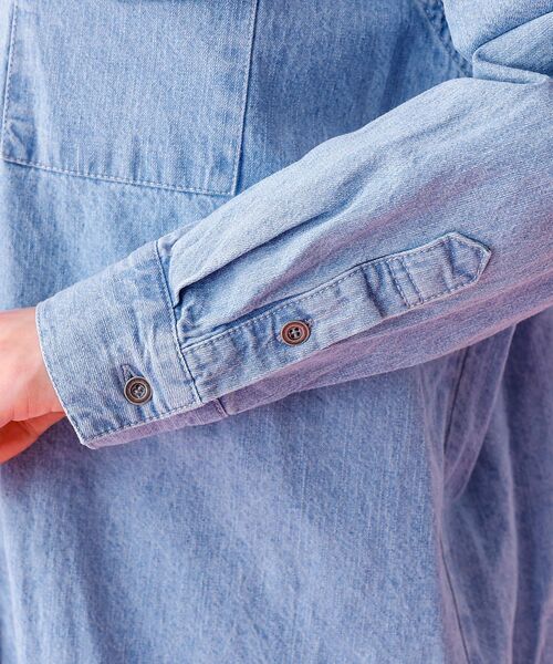 Rouge vif la cle / ルージュ・ヴィフ ラクレ シャツ・ブラウス | 【MICA&DEAL /マイカアンドディール】ライトオンスデニムシャツ【WEB限 | 詳細9