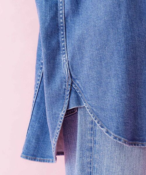 Rouge vif la cle / ルージュ・ヴィフ ラクレ シャツ・ブラウス | 【Healthy denim / ヘルシーデニム】Almond / デニムシャツ | 詳細22