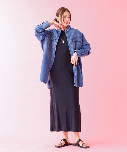 Rouge vif la cle / ルージュ・ヴィフ ラクレ シャツ・ブラウス | 【Healthy denim / ヘルシーデニム】Almond / デニムシャツ | 詳細9