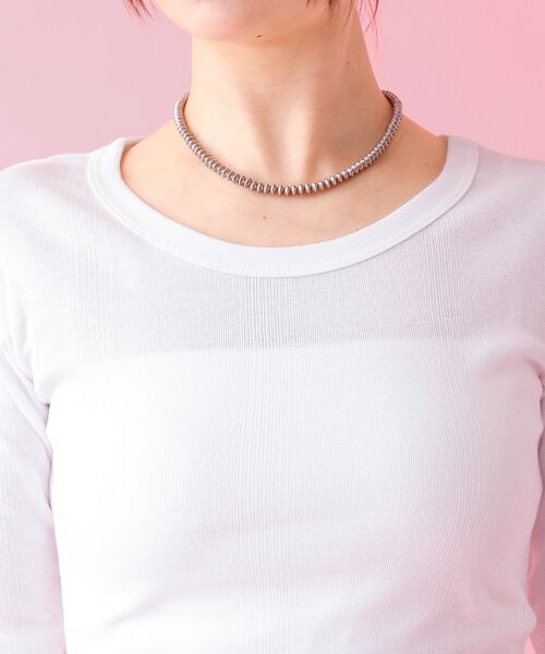 Rouge vif la cle / ルージュ・ヴィフ ラクレ Tシャツ | 【Robert P Miller | ロバート・ピー・ミラー】パネルリブTシャツ | 詳細9