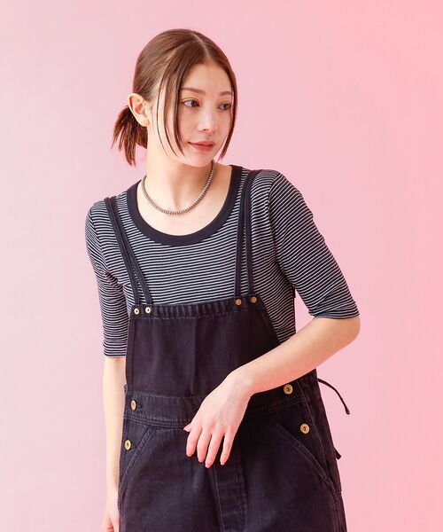 Rouge vif la cle / ルージュ・ヴィフ ラクレ Tシャツ | 【Robert P Miller | ロバート・ピー・ミラー】パネルリブTシャツ | 詳細23