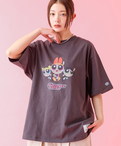 Rouge vif la cle/ルージュ・ヴィフ ラクレ 【DISCUS/ディスカス】:DISCUS×WARNER T/パワーパフガールガ ブラック F Rouge vif la cle/ルージュ・ヴィフ ラクレ 【DISCUS/ディスカス】:DISCUS×WARNER T/パワーパフガールガ ブラック F