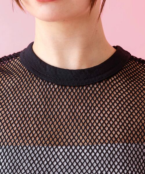 Rouge vif la cle / ルージュ・ヴィフ ラクレ Tシャツ | 【JOHNBULL/ジョンブル】メッシュノースリーブトップス / タンクトップ | 詳細8