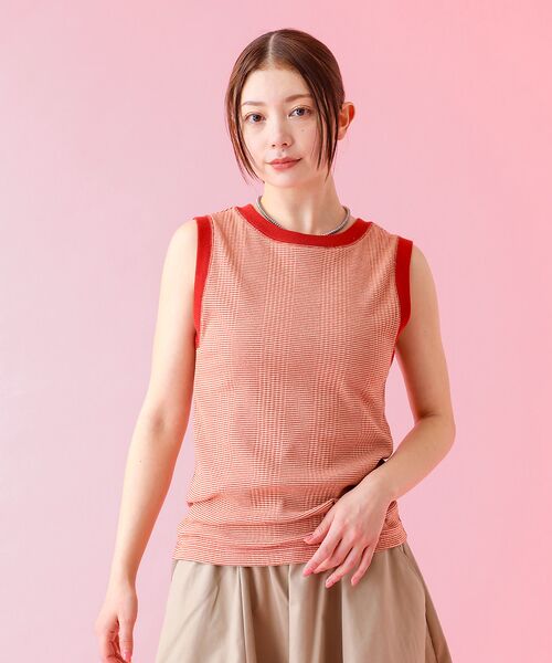 Rouge vif la cle / ルージュ・ヴィフ ラクレ キャミソール・チューブトップ | 【JOHNBULL/ジョンブル】クールタッチ ランダムテレコ タンクトップ / | 詳細6