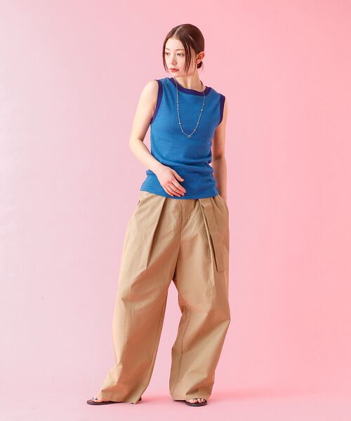 Rouge vif la cle / ルージュ・ヴィフ ラクレ キャミソール・チューブトップ | 【JOHNBULL/ジョンブル】クールタッチ ランダムテレコ タンクトップ / | 詳細9