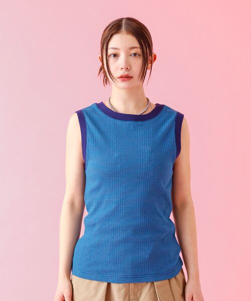 Rouge vif la cle / ルージュ・ヴィフ ラクレ キャミソール・チューブトップ | 【JOHNBULL/ジョンブル】クールタッチ ランダムテレコ タンクトップ / | 詳細12