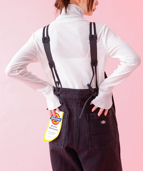 Rouge vif la cle / ルージュ・ヴィフ ラクレ サロペット・オールインワン | 【DICKIES/ディッキーズ】：デニムダブルサロペット/デニム【WEB限定】 | 詳細6