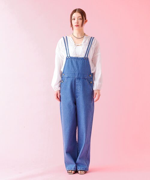 Rouge vif la cle / ルージュ・ヴィフ ラクレ サロペット・オールインワン | 【DICKIES/ディッキーズ】：デニムダブルサロペット/デニム【WEB限定】 | 詳細19