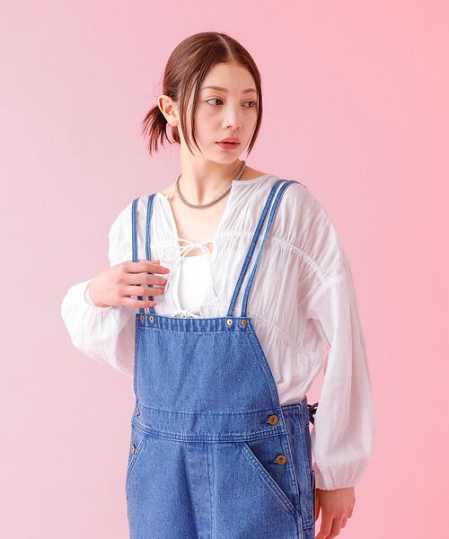 Rouge vif la cle / ルージュ・ヴィフ ラクレ サロペット・オールインワン | 【DICKIES/ディッキーズ】：デニムダブルサロペット/デニム【WEB限定】 | 詳細12