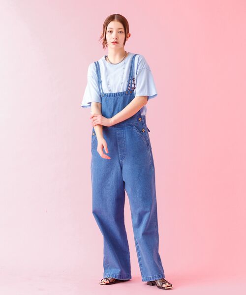 Rouge vif la cle / ルージュ・ヴィフ ラクレ サロペット・オールインワン | 【DICKIES/ディッキーズ】：デニムダブルサロペット/デニム【WEB限定】 | 詳細14