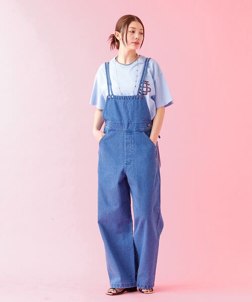 Rouge vif la cle / ルージュ・ヴィフ ラクレ サロペット・オールインワン | 【DICKIES/ディッキーズ】：デニムダブルサロペット/デニム【WEB限定】 | 詳細15