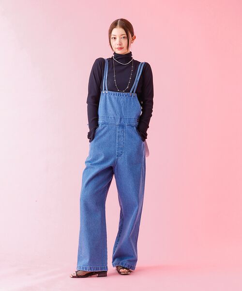 Rouge vif la cle / ルージュ・ヴィフ ラクレ サロペット・オールインワン | 【DICKIES/ディッキーズ】：デニムダブルサロペット/デニム【WEB限定】 | 詳細16