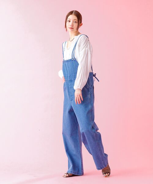 Rouge vif la cle / ルージュ・ヴィフ ラクレ サロペット・オールインワン | 【DICKIES/ディッキーズ】：デニムダブルサロペット/デニム【WEB限定】 | 詳細17