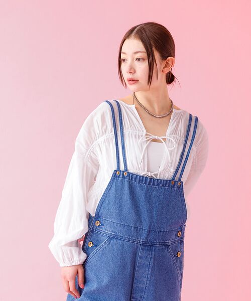 Rouge vif la cle / ルージュ・ヴィフ ラクレ サロペット・オールインワン | 【DICKIES/ディッキーズ】：デニムダブルサロペット/デニム【WEB限定】 | 詳細18