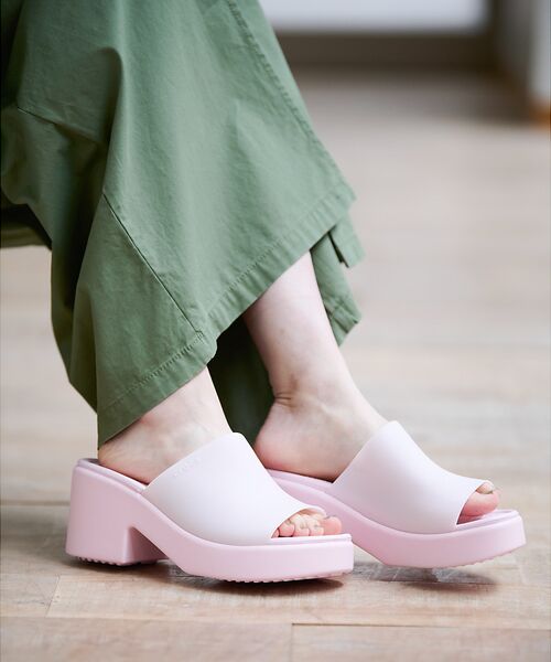 Rouge vif la cle/ルージュ・ヴィフ ラクレ 【CROCS / クロックス】BROOKLYN HEEL / ブルックリン スラ ピンク 7 Rouge vif la cle/ルージュ・ヴィフ ラクレ 【CROCS / クロックス】BROOKLYN HEEL / ブルックリン スラ ピンク 7