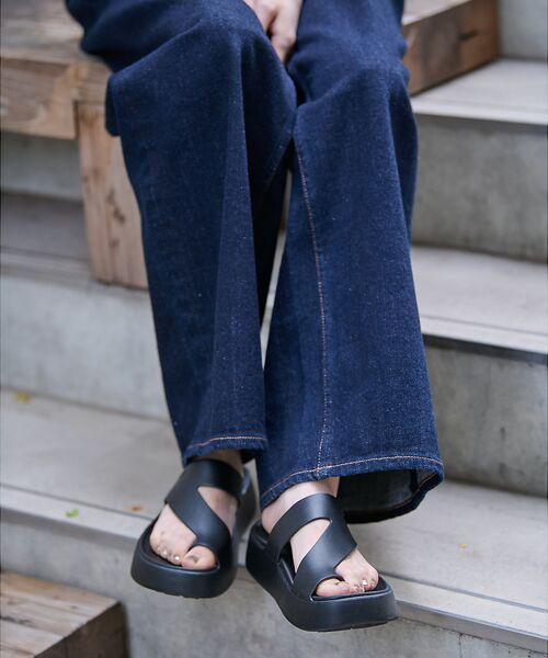 Rouge vif la cle / ルージュ・ヴィフ ラクレ サンダル | 【CROCS / クロックス】ゲッタウェイ プラットフォーム トー ループ / | 詳細10