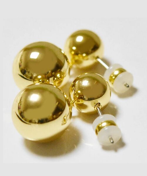 Rouge vif la cle / ルージュ・ヴィフ ラクレ ピアス・イヤリング | 【LUV AJ/ラヴエージェイ】DOUBLE BALL EARRINGS ピアス | 詳細10
