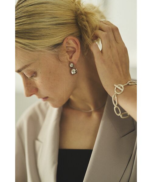 Rouge vif la cle / ルージュ・ヴィフ ラクレ ピアス・イヤリング | 【LUV AJ/ラヴエージェイ】DOUBLE BALL EARRINGS ピアス | 詳細12