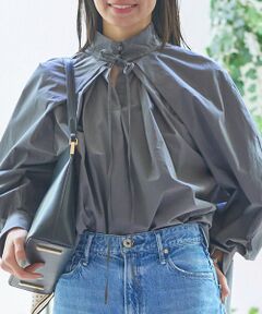 Rouge vif la cle / ルージュ・ヴィフ ラクレ シャツ・ブラウス | ハイネックリボンブラウス2