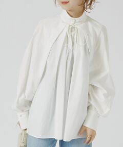 Rouge vif la cle / ルージュ・ヴィフ ラクレ シャツ・ブラウス | ハイネックリボンブラウス2