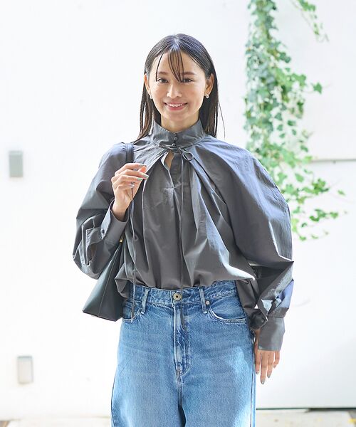 Rouge vif la cle / ルージュ・ヴィフ ラクレ シャツ・ブラウス | ハイネックリボンブラウス2 | 詳細4