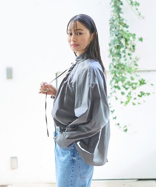 Rouge vif la cle / ルージュ・ヴィフ ラクレ シャツ・ブラウス | ハイネックリボンブラウス2 | 詳細5