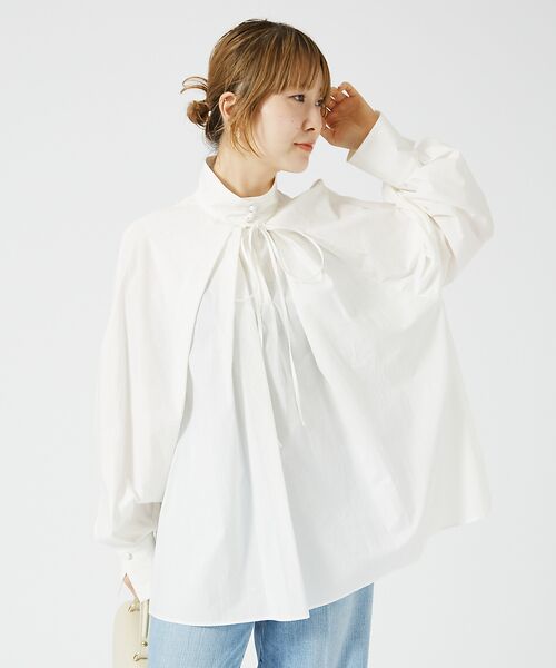 Rouge vif la cle / ルージュ・ヴィフ ラクレ シャツ・ブラウス | ハイネックリボンブラウス2 | 詳細10
