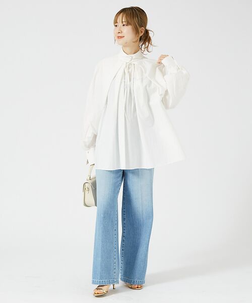 Rouge vif la cle / ルージュ・ヴィフ ラクレ シャツ・ブラウス | ハイネックリボンブラウス2 | 詳細13