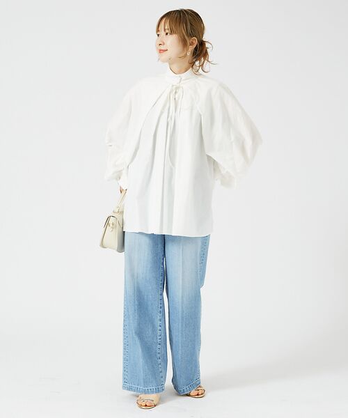 Rouge vif la cle / ルージュ・ヴィフ ラクレ シャツ・ブラウス | ハイネックリボンブラウス2 | 詳細14