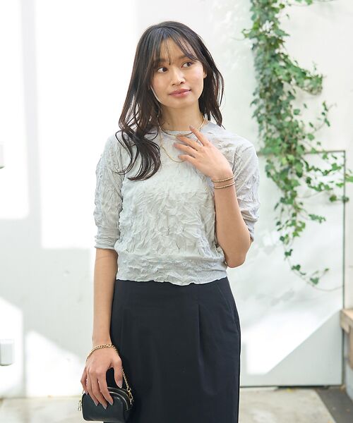 Rouge vif la cle / ルージュ・ヴィフ ラクレ ニット・セーター | キャッチワッシャーニットプルオーバー | 詳細2