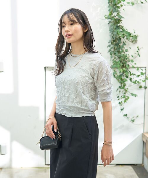 Rouge vif la cle / ルージュ・ヴィフ ラクレ ニット・セーター | キャッチワッシャーニットプルオーバー | 詳細4