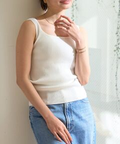 Rouge vif la cle / ルージュ・ヴィフ ラクレ ニット・セーター | スクエアネックリブタンクトップ