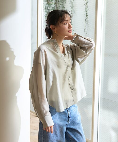 Rouge vif la cle / ルージュ・ヴィフ ラクレ ニット・セーター | スクエアネックリブタンクトップ | 詳細4