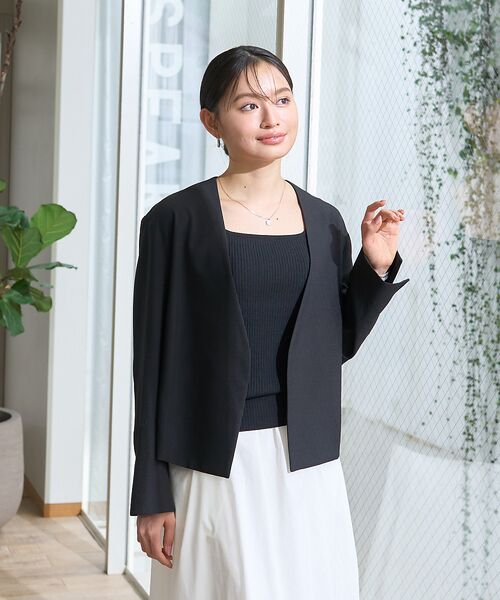 Rouge vif la cle / ルージュ・ヴィフ ラクレ ニット・セーター | スクエアネックリブタンクトップ | 詳細22