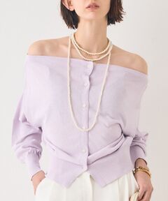 Rouge vif la cle / ルージュ・ヴィフ ラクレ カーディガン・ボレロ | オフショルダー2WAYカーディガン