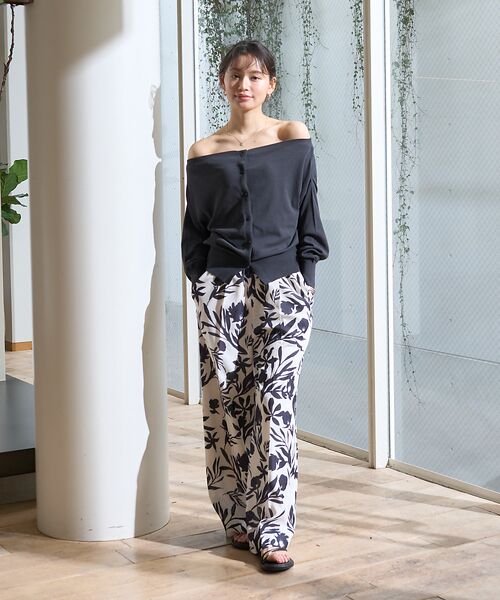 Rouge vif la cle / ルージュ・ヴィフ ラクレ カーディガン・ボレロ | オフショルダー2WAYカーディガン | 詳細18