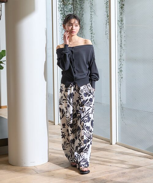 Rouge vif la cle / ルージュ・ヴィフ ラクレ カーディガン・ボレロ | オフショルダー2WAYカーディガン | 詳細19