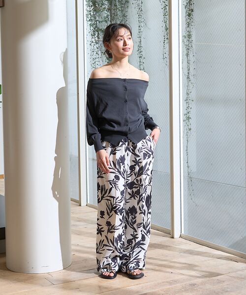 Rouge vif la cle / ルージュ・ヴィフ ラクレ カーディガン・ボレロ | オフショルダー2WAYカーディガン | 詳細21