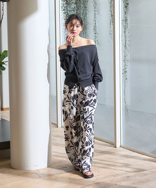 Rouge vif la cle / ルージュ・ヴィフ ラクレ カーディガン・ボレロ | オフショルダー2WAYカーディガン | 詳細22