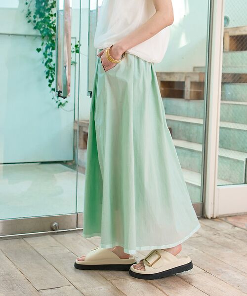 Rouge vif la cle / ルージュ・ヴィフ ラクレ ロング・マキシ丈スカート | イージーウエストギャザースカート | 詳細2