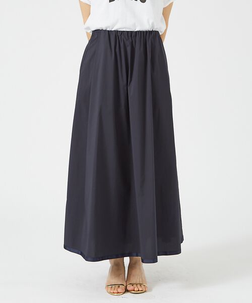 Rouge vif la cle / ルージュ・ヴィフ ラクレ ロング・マキシ丈スカート | イージーウエストギャザースカート | 詳細11