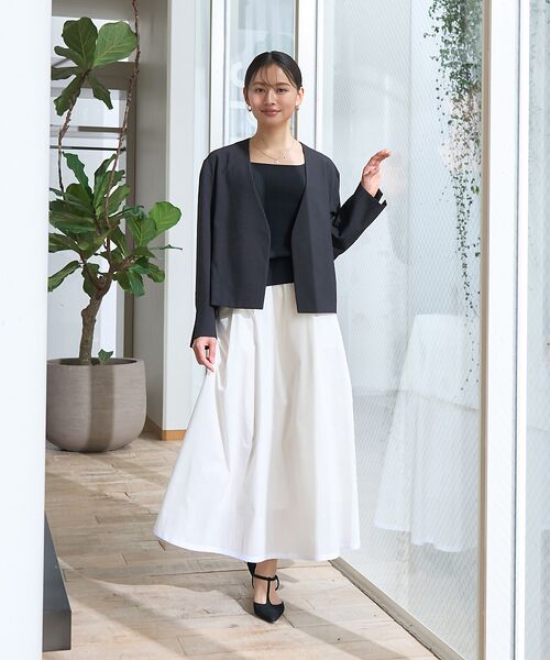 Rouge vif la cle / ルージュ・ヴィフ ラクレ ロング・マキシ丈スカート | イージーウエストギャザースカート | 詳細21