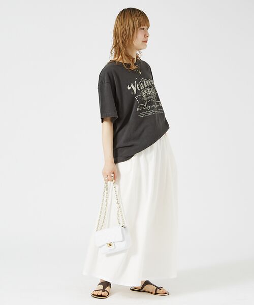 Rouge vif la cle / ルージュ・ヴィフ ラクレ ロング・マキシ丈スカート | イージーウエストギャザースカート | 詳細25