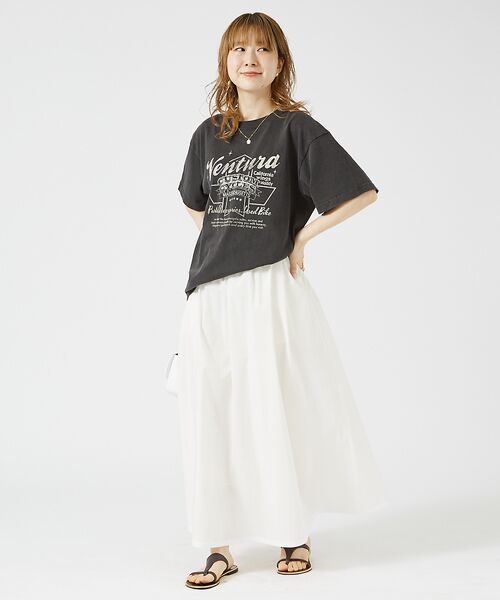 Rouge vif la cle / ルージュ・ヴィフ ラクレ ロング・マキシ丈スカート | イージーウエストギャザースカート | 詳細26